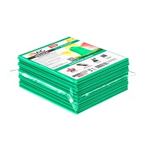 Мешки для мусора 160 л, зеленые, в пачке 10 шт., ПВД, 40 мкм, 900х1100 мм, i-Bag в Новоуральске