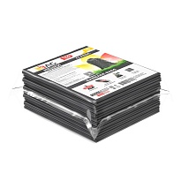 Мешки для мусора 160 л, серые, в пачке 10 шт., ПВД, 40 мкм, 900х1100 мм, i-Bag в Новоуральске