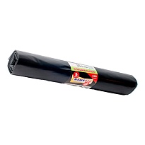 Мешки для мусора 240 л, черные, в рулоне 5 шт., ПВД 80 мкм, 1300х900 мм, МЕШКОFF, 4217 в Новоуральске