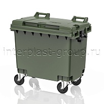 Контейнер для мусора 660 л зеленый 660 зеленый в Новоуральске