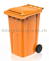 Контейнер для мусора 240 л оранжевый облегченный 240 оранжевый в Новоуральске