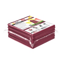 Мешки для мусора 160 л, бордовые, в пачке 10 шт., ПВД, 40 мкм, 900х1100 мм, i-Bag в Новоуральске