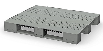 Поддон пластиковый перфорированный (усилен 2 трубами) в Новоуральске Поддон пластиковый перфорированный (усилен 2 трубами) в Новоуральске