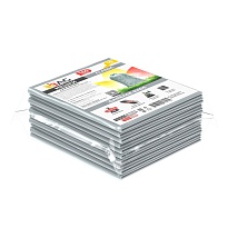 Мешки для мусора 160 л, светло-серые, в пачке 10 шт., ПВД, 40 мкм, 900х1100 мм, i-Bag в Новоуральске