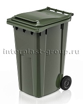 Контейнер для мусора 240 л зеленый облегченный 240 зеленый в Новоуральске